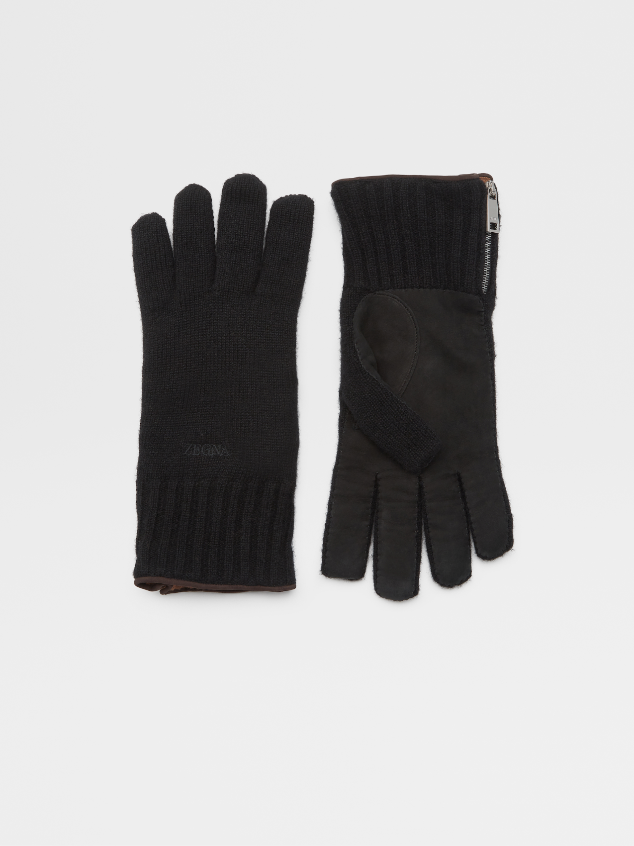 Black Oasi Cashmere Gloves